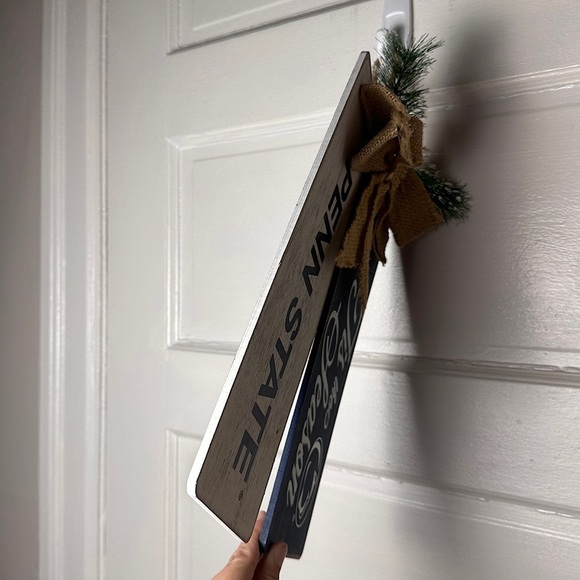 Penn State College Holiday Home Decor Hanging Wood Sign Tis The Season - Picture 6 of 16